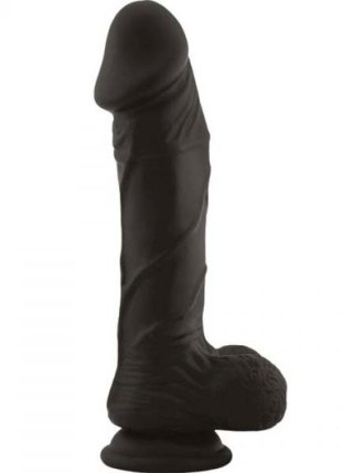 Dildo-FALLO REALISTICO REAL SAFE BERRY BLACK