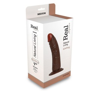 Dildo-REALISTIC DILDO REAL RAPTURE BROWN 7""""""""""""""""