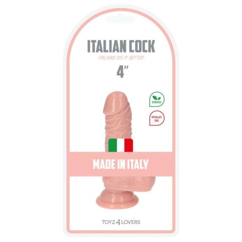 Dildo-Italian Cock 4""Flesh