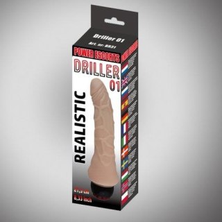 Driller 01 flesh 21,5 cm realistic vibrating