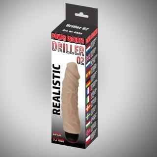 Driller 02 flesh 25 cm realistic vibrating