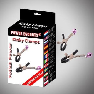 Kinky clamps black nipple clamps