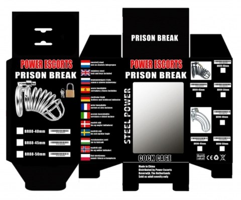 Prison BReak metal large 50 mm with lock