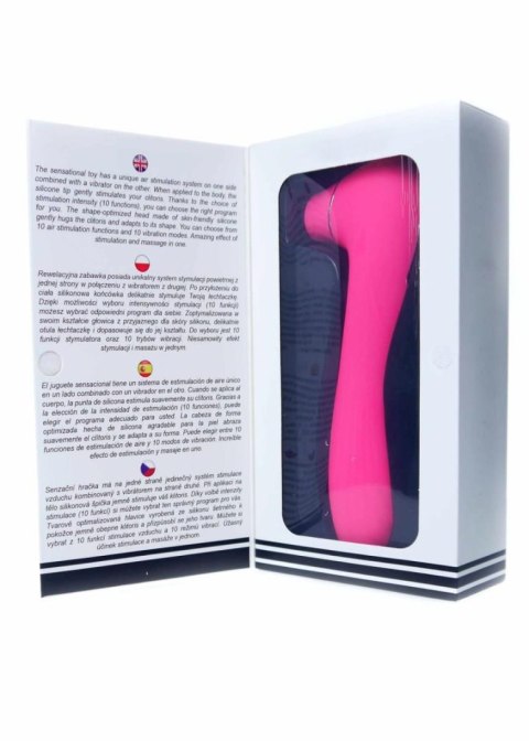 Stymulator-Electric Massager 1.0 USB Pink 10 functions