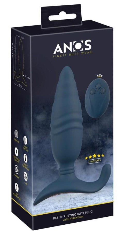 ANOS RC Thrusting butt plug wi