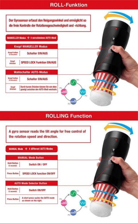 Tenga Vacuum Gyro Roller