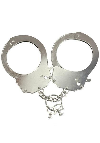 Kajdanki-Śmieszna zabawka-kadank- Metallic Handcuffs