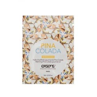 PINA COLADA SACHET Warming gourmet massage oil (3 ml x 10 szt.)