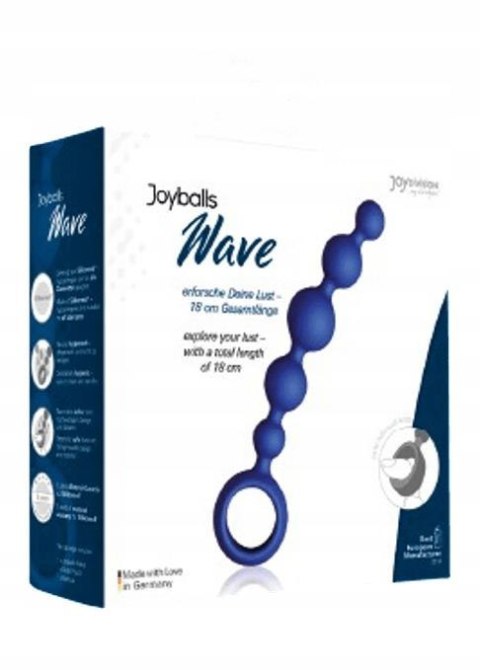 Plug/kulki-Joyballs anal Wave, short, blue