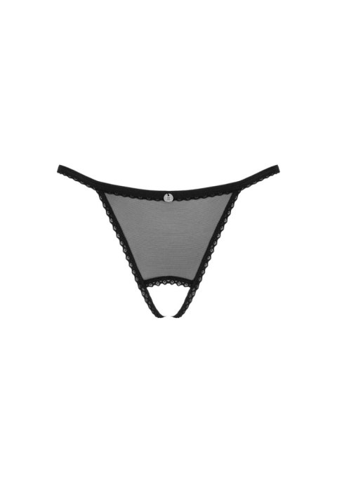 Celia Noir crotchless thong M/L