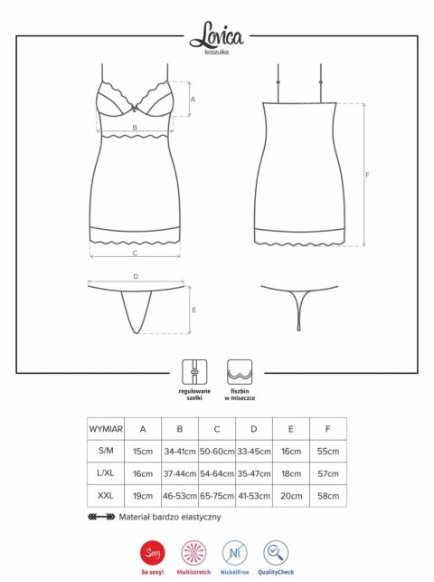 Bielizna-Lovica koszulka i stringi L/XL