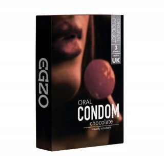 Prezerwatywy EGZO Oral condom CHOCOLATE 3pc