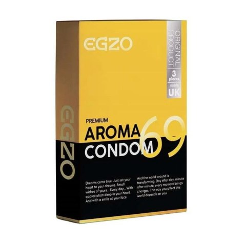 Prezerwatywy EGZO traditional condom AROMA 3pc