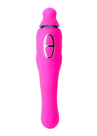 Vibrator-HELEN Pink - 12 vibration functions / 8 stimulation functions USB