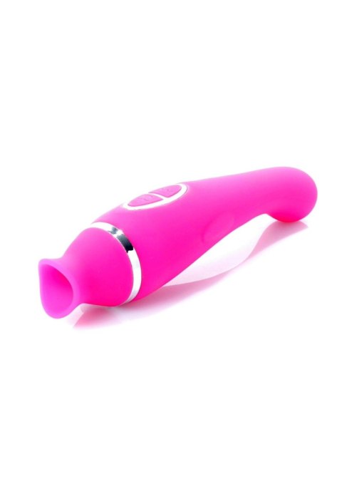 Vibrator-HELEN Pink - 12 vibration functions / 8 stimulation functions USB