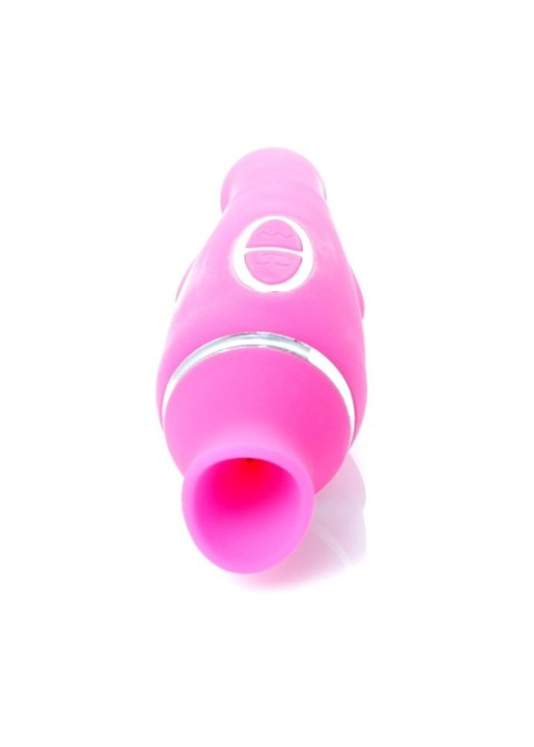 Vibrator-HELEN Pink - 12 vibration functions / 8 stimulation functions USB