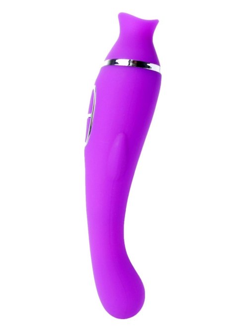 Wibrator-KELLY Purple- 12 vibration functions / 8 stimulation functions USB