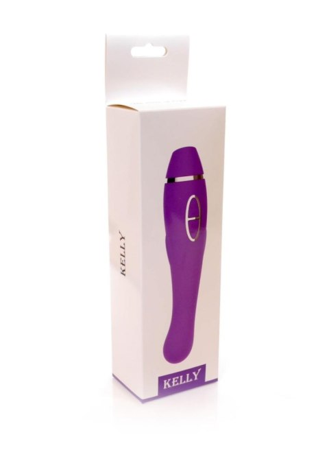 Wibrator-KELLY Purple- 12 vibration functions / 8 stimulation functions USB