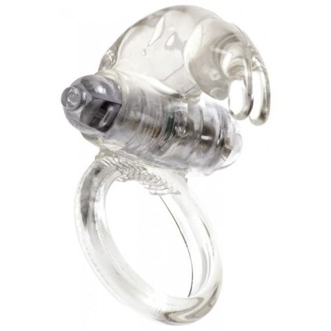 Pierścień- Me You Us Classic Rabbit Cock Ring Transparent