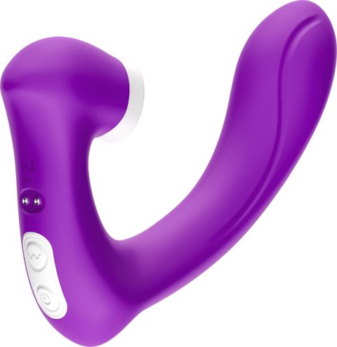 Stymulator Stymulator silicone 2*9 vibration function Purple