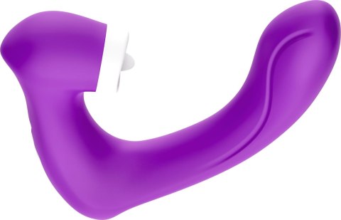 Stymulator Stymulator silicone 2*9 vibration function Purple