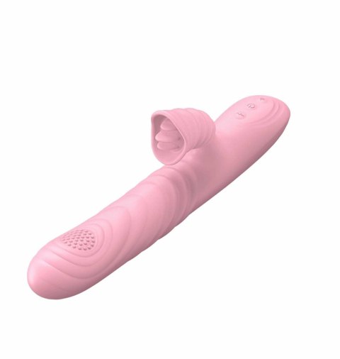 Wibrator-Angelia, USB 3 functions of thrusting / 20 vibrations Flesh