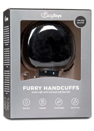 Kajdanki-Furry Handcuffs - Black