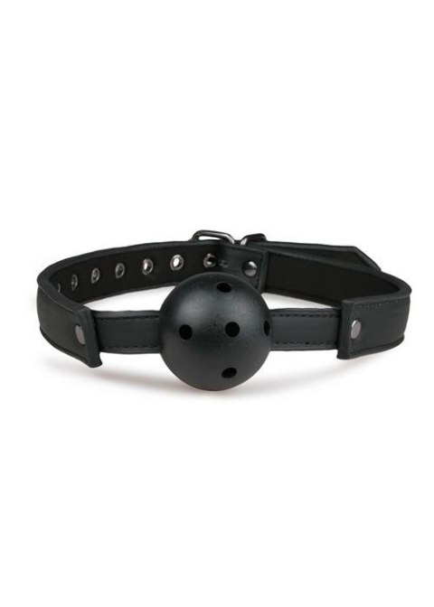 Knebel-Ball Gag With PVC Ball - Black