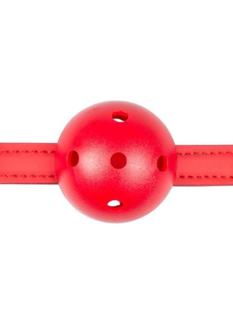 Knebel-Ball Gag With PVC Ball - Red