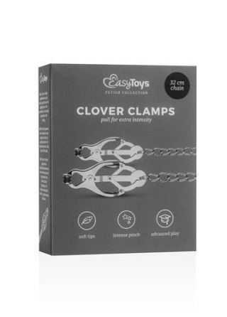 Stymulator-Japanese Clover Clamps With Chain