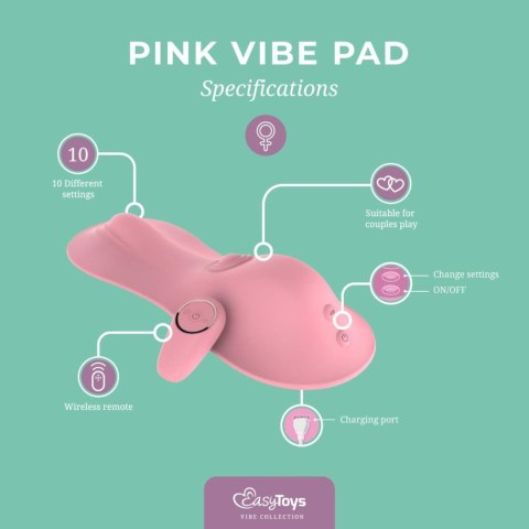 Vibe Pad Tapping + Vibrating - Pink