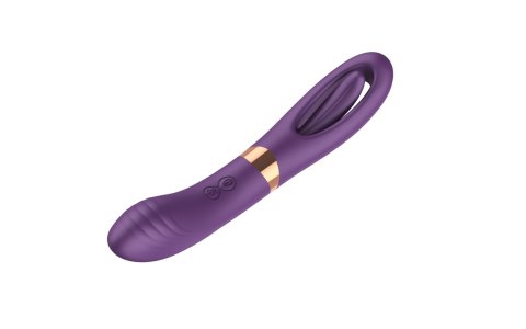 Flicking dual g spot vibrator