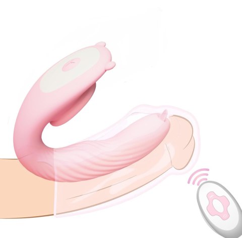 Remote Wearable Tongue licking Vibrator