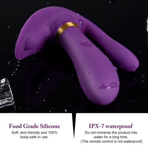 Remote wearable vibrator PURPLE