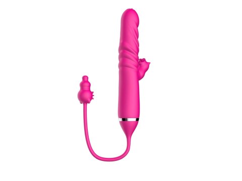 Tongue licking Triple Stimulation Thrusting Vibrator