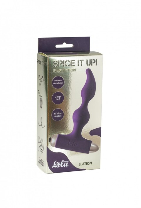 Vibrating Anal Plug Spice it up New Edition Elation Ultraviolet