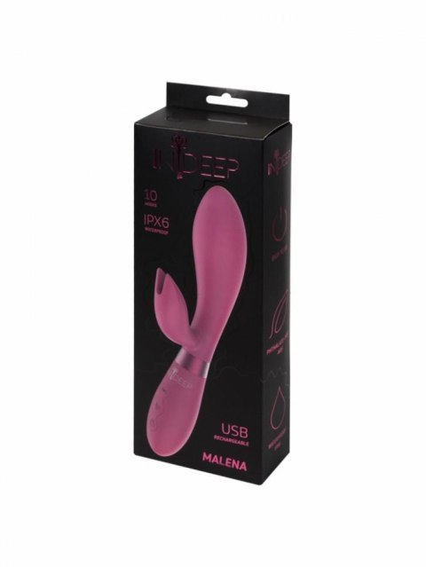 Wibrator-Rechargeable Vibrator Indeep Malena Magenta