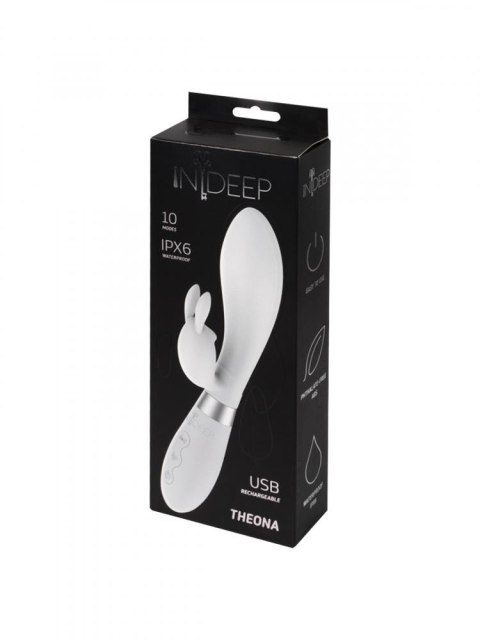 Wibrator-Rechargeable Vibrator Indeep Theona White