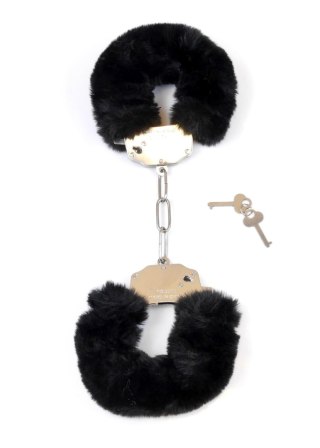 Kajdanki Fetish B - Series- Furry Cuffs Black 2,7