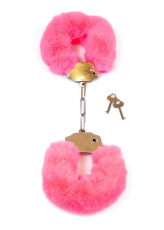 Kajdanki Fetish B - Series- Furry Cuffs Pink