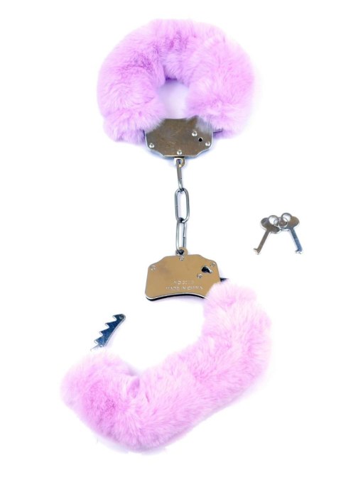 Kajdanki Fetish B - Series- Furry Cuffs Purple