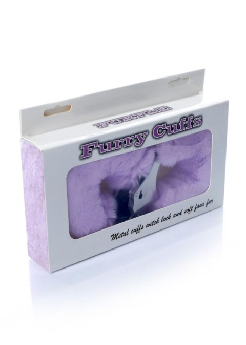 Kajdanki Fetish B - Series- Furry Cuffs Purple