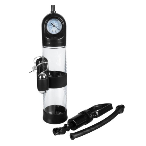 Pompka-Powerpump MASTER Vibrating - Black&Clear