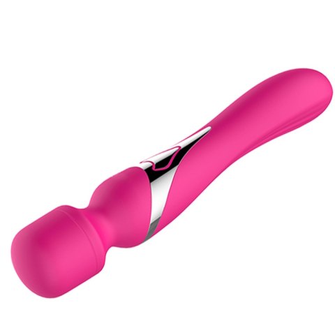 Stymulator - B - Series - Silicone Dual Massager Pulsator USB 7+7 Function (Pink)