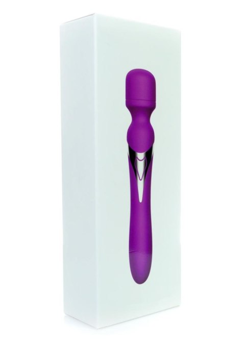 Stymulator-Silicone Dual Massager USB 7+7 Function Purple