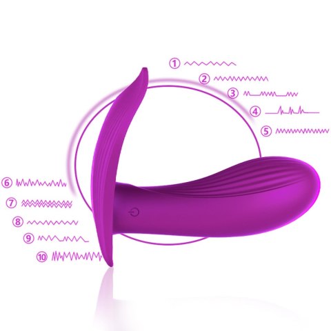 Stymulator-Silicone Panty Vibrator USB 10 Function / Heating / Voice Control