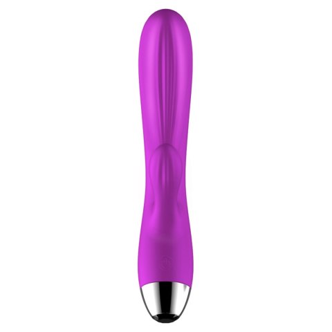 Wibrator-Silicone Vibrator and Pulsator Purple USB 7+7 Function / Heating