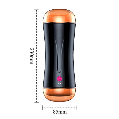 Masturbator-Vibrating Masturbation Cup USB 10 function + Interactive Function / Double Ends