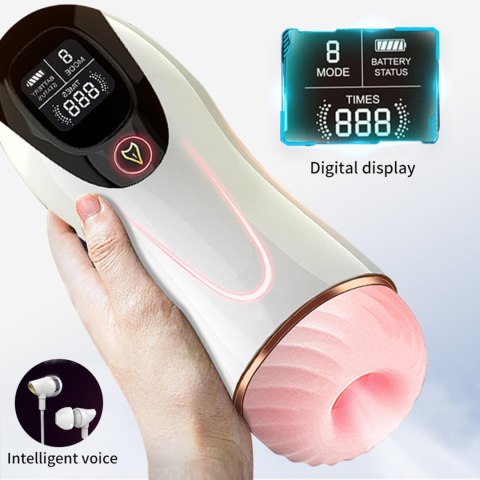 Masturbator-Vibration 8 Vibration modes + Interactive function