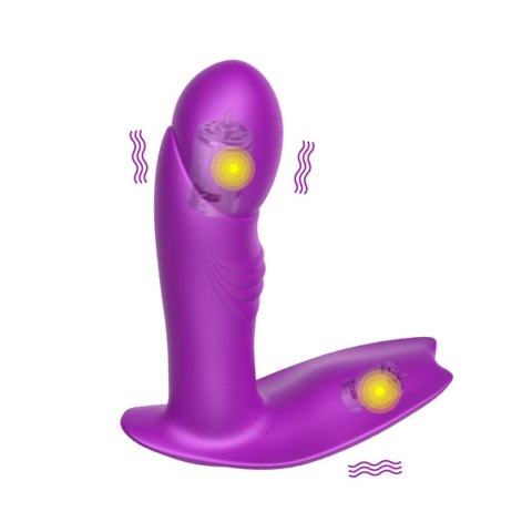 Stymulator - B - Series - Silicone Panty Vibrator USB 7 Function / Heating / Impact function